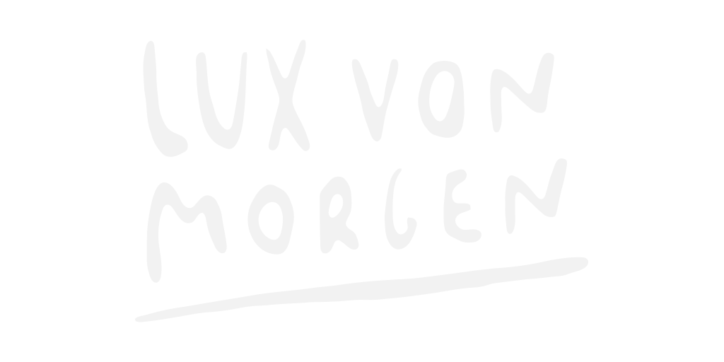 Lux von Morgen Logo in white