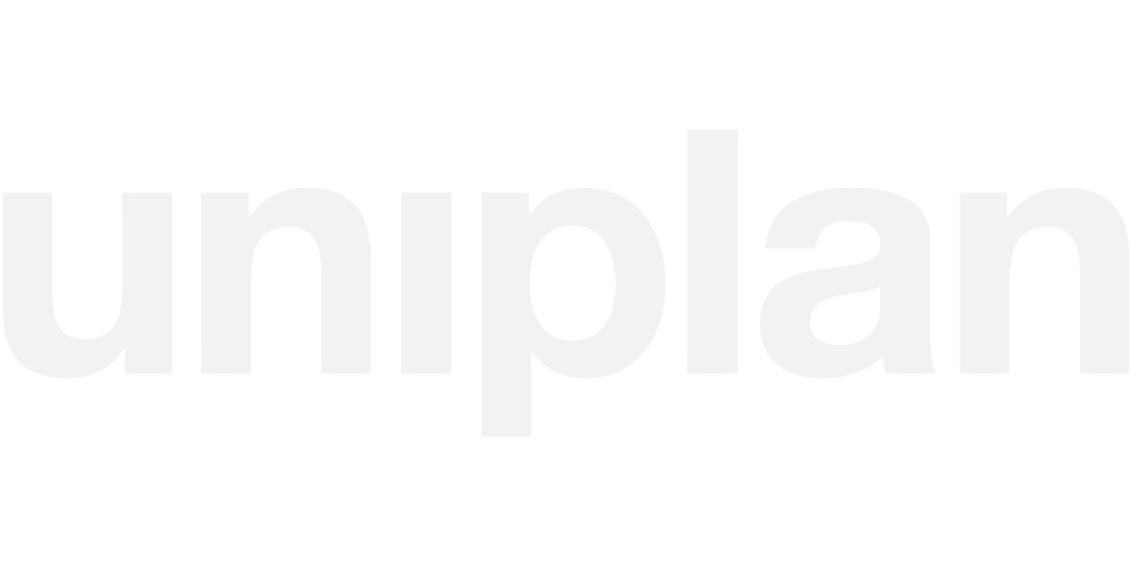 Uniplan Logo in white